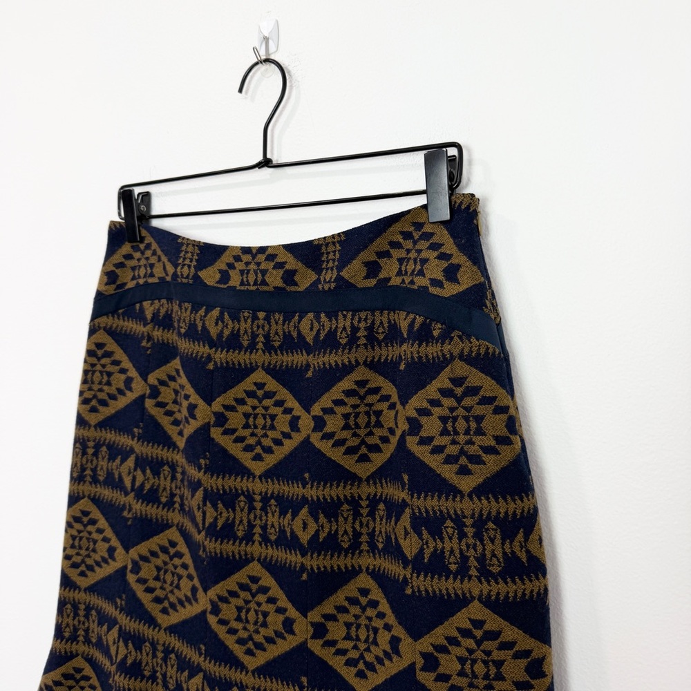 Pendleton 100% Virgin Wool Flared A-Line Skirt Si… - image 3